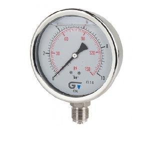 Manometro Con Glicerina AISI 304 - Genebre - 4´´